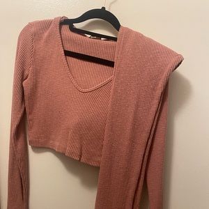 FASHION NOVA “WANDERLUST” CROP TOP SET